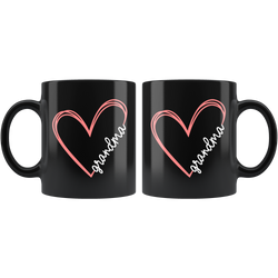 Grandma with heart cup