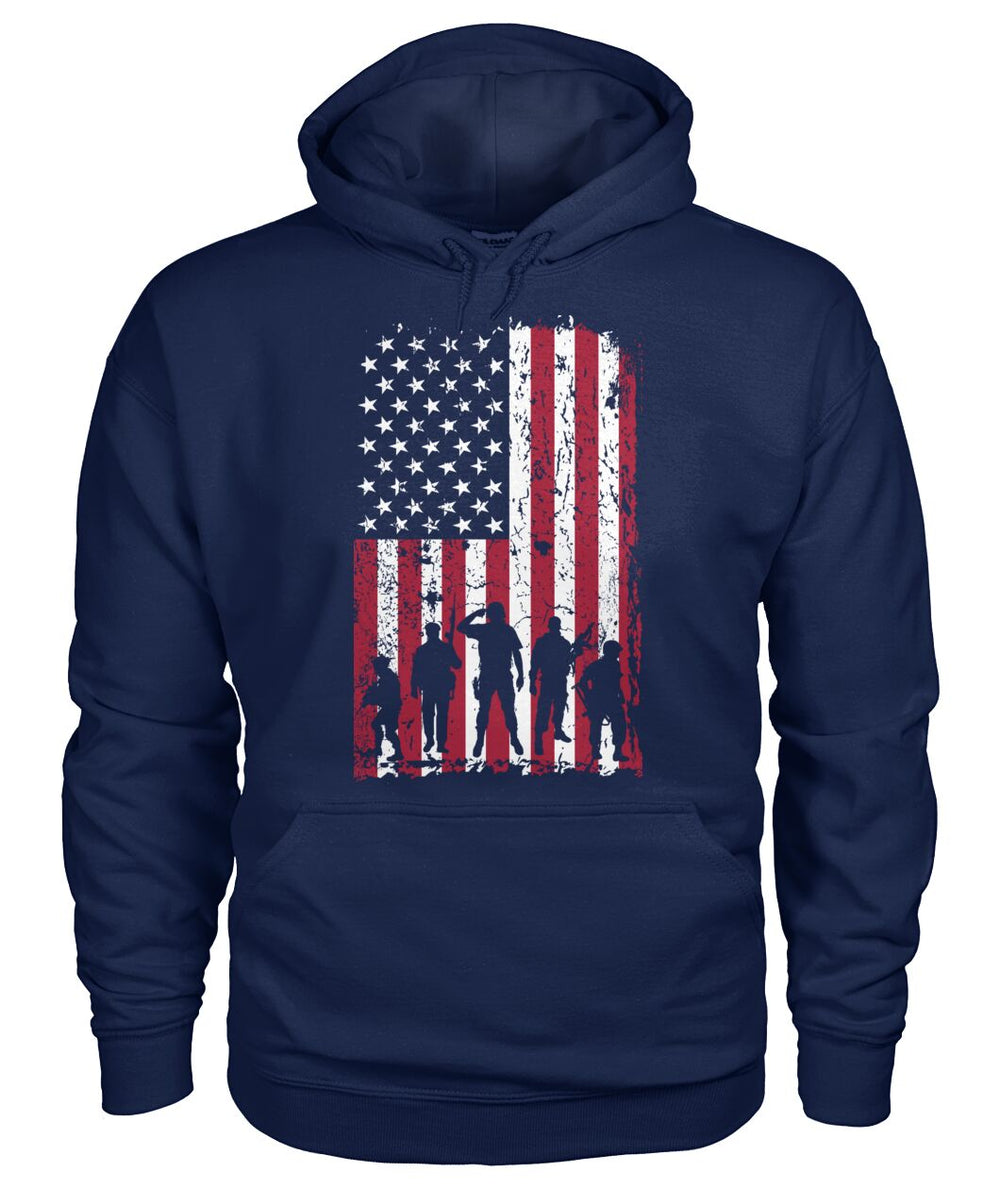 Military flag shirt