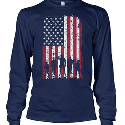 Military flag shirt