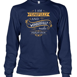 You are wonderfully made shirt