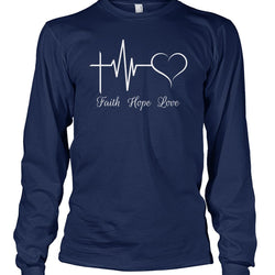 Faith love hope shirt