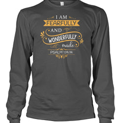 You are wonderfully made shirt