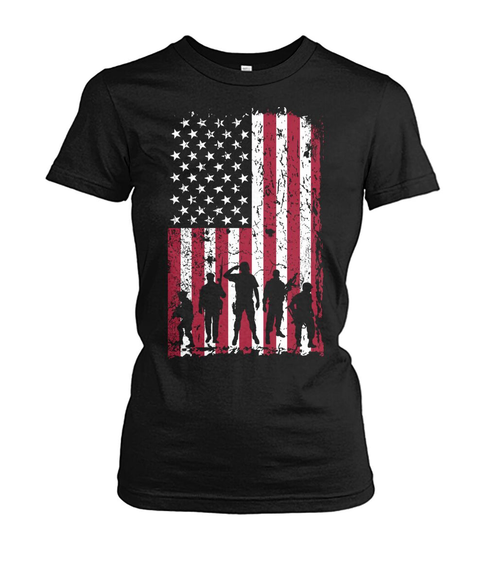 Military flag shirt