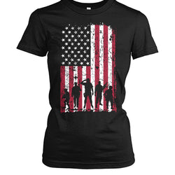 Military flag shirt