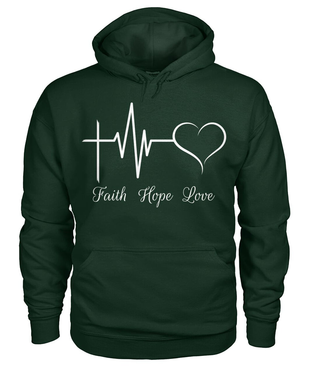 Faith hope love hoodie