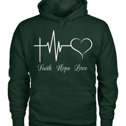 Faith hope love hoodie