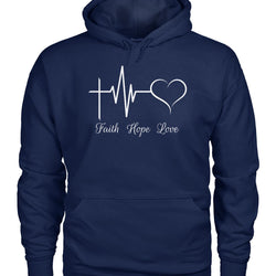 Faith love hope shirt