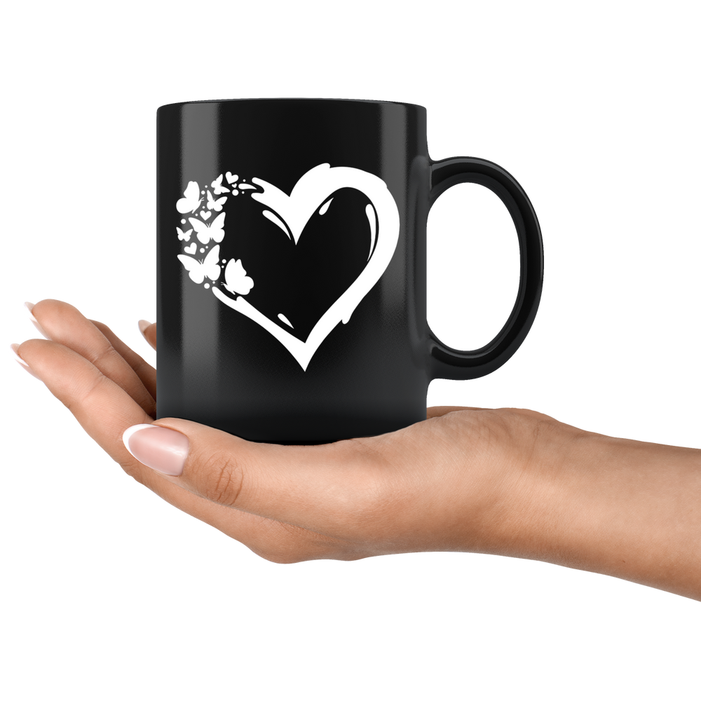 Butterfly Heart cup