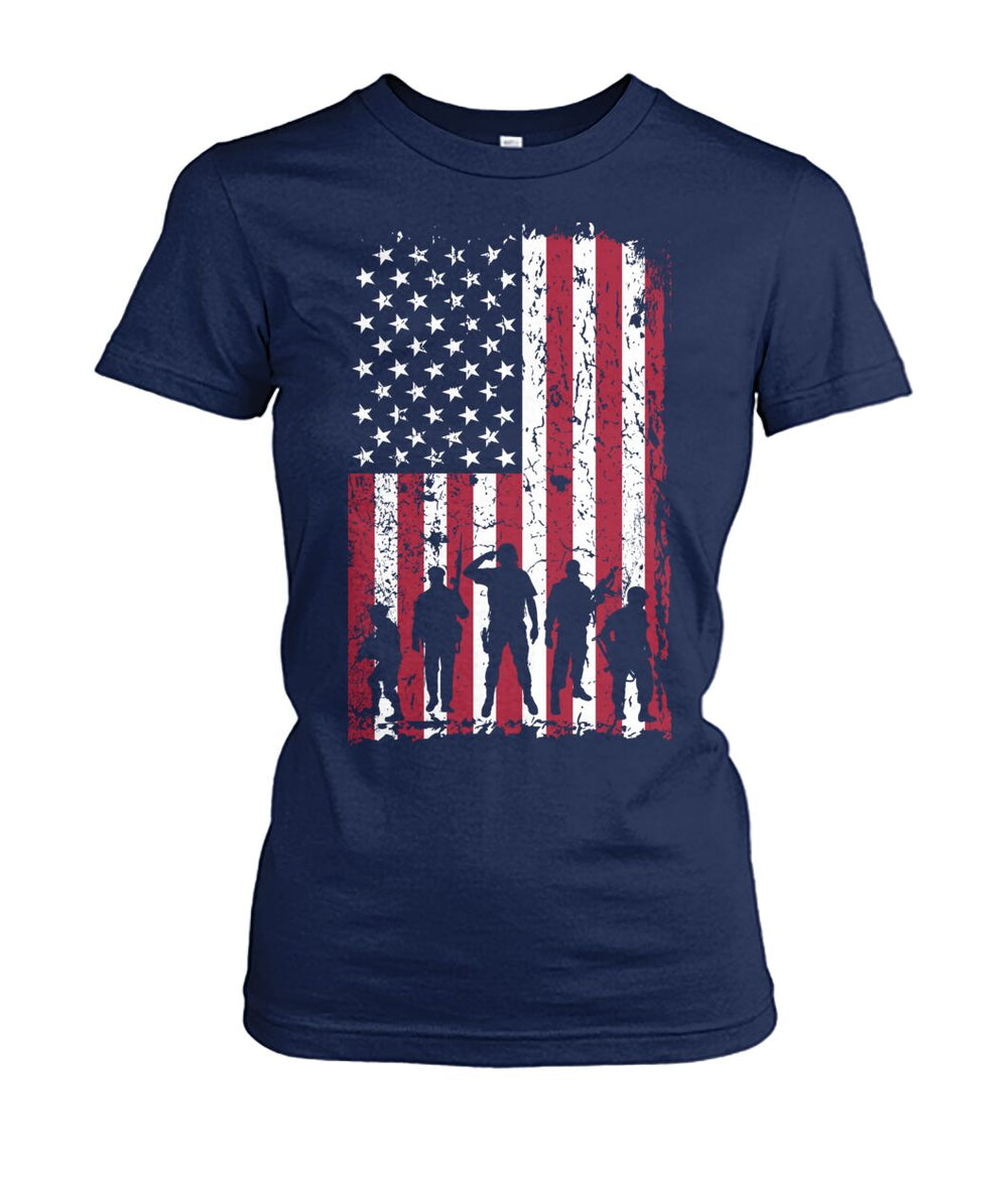 Military flag shirt