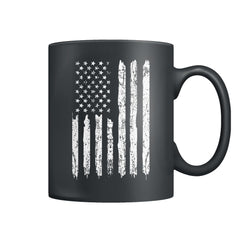 American Flag Black Color Coffee Mug