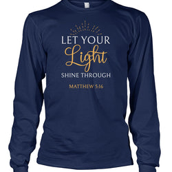 Let your light shine shirt