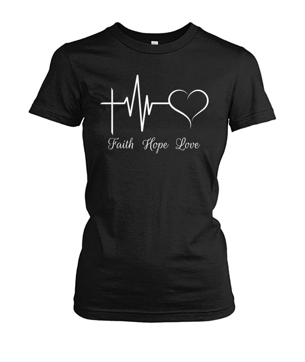 Faith love hope shirt