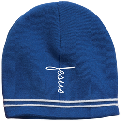 Jesus Cross Colorblock Beanie