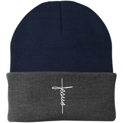 Jesus Cross Knit Cap