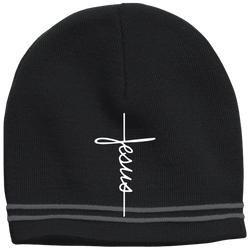 Jesus Cross Colorblock Beanie