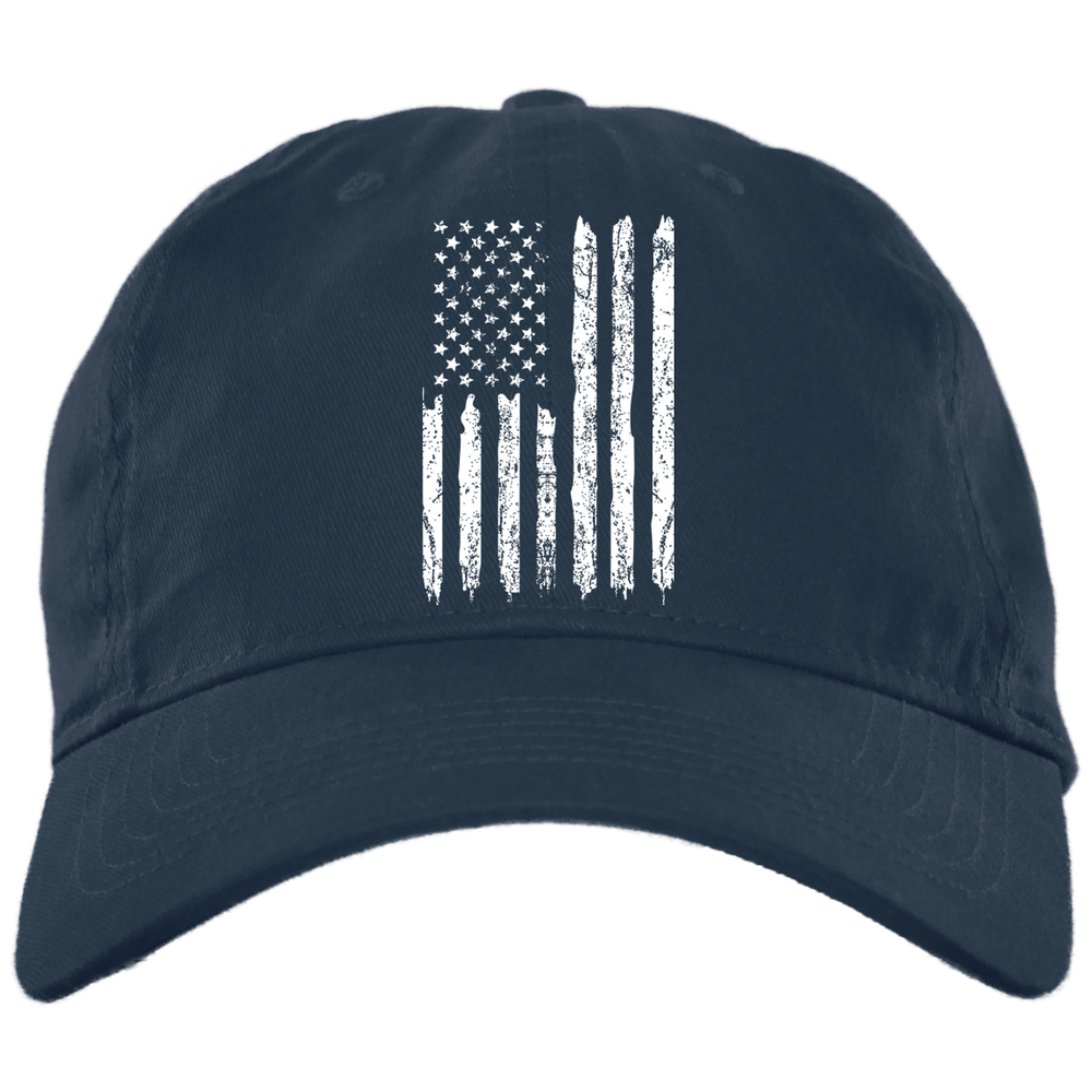 American Flag Twill Unstructured Dad Cap