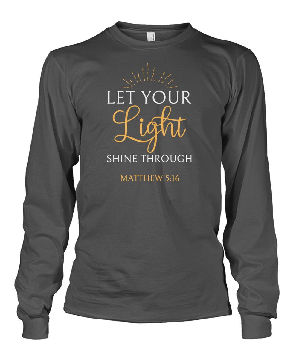 Let your light shine shirt