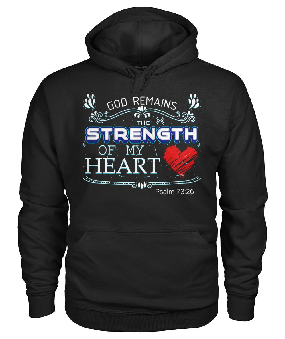 God remains the strength of my heart