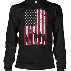 Military flag shirt