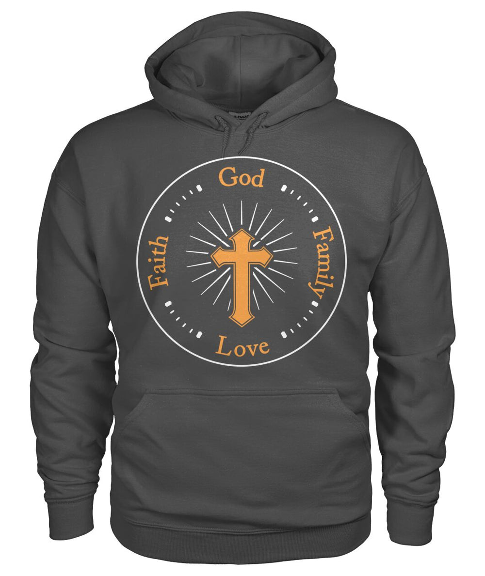 God love faith family hoodie