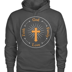 God love faith family hoodie