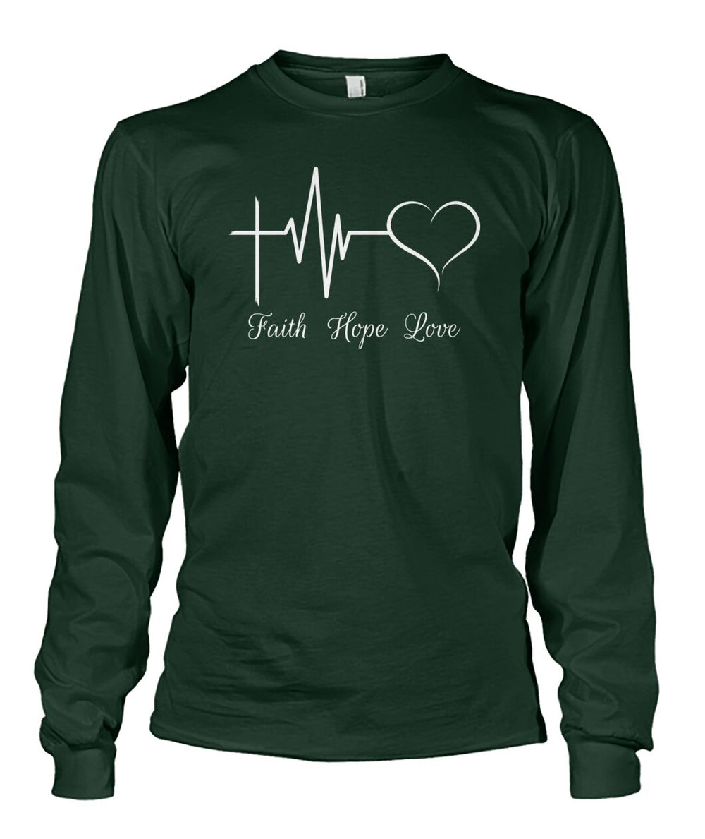 Faith love hope shirt