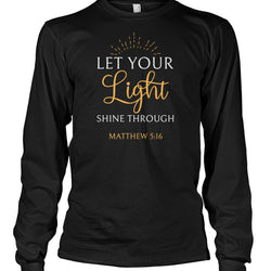 Let your light shine shirt